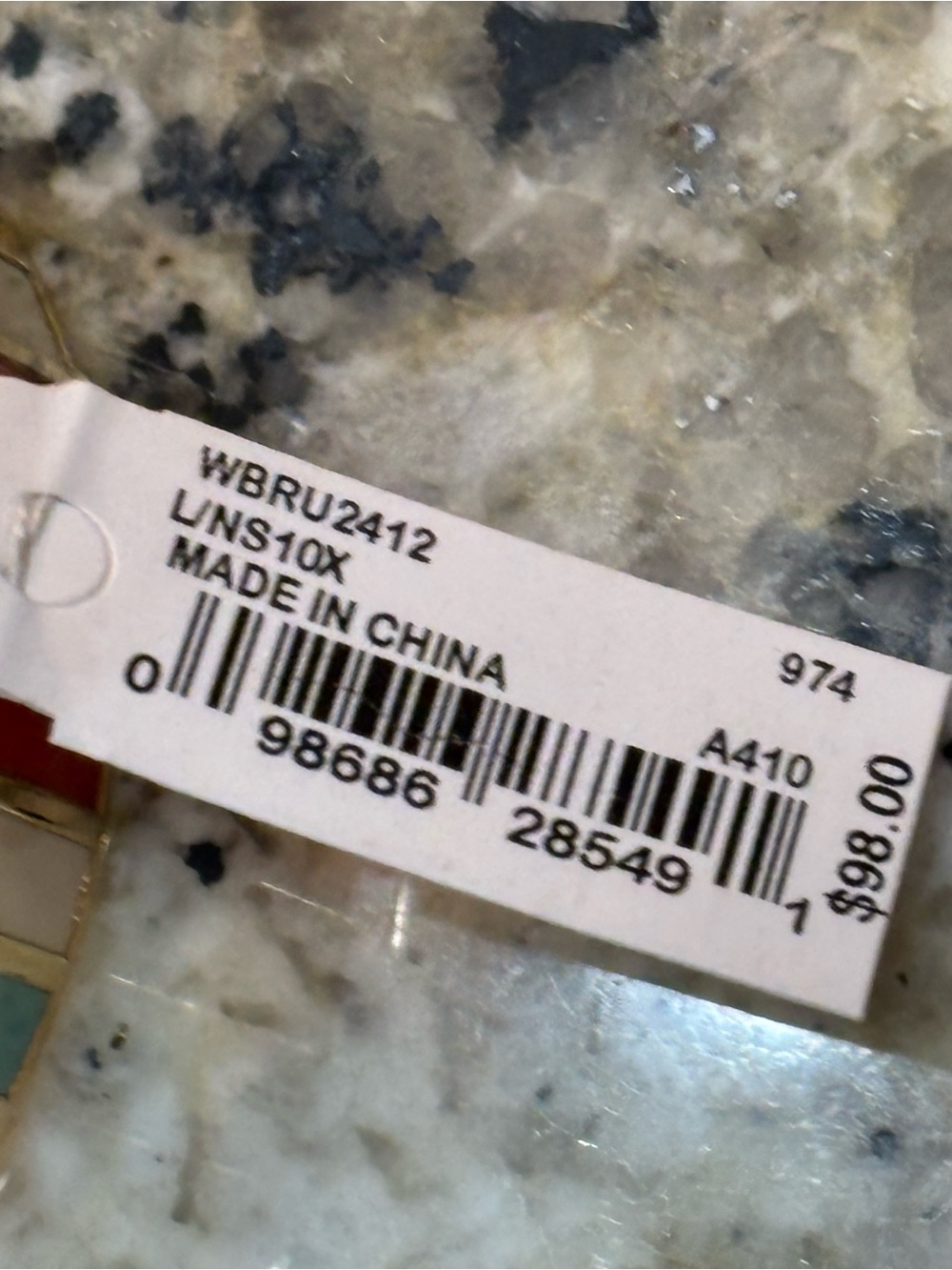 NWT Kate Spade New York Go To Town Rainbow Stripe Wide Enamel Bangle Bracelet - Picture 8 of 8